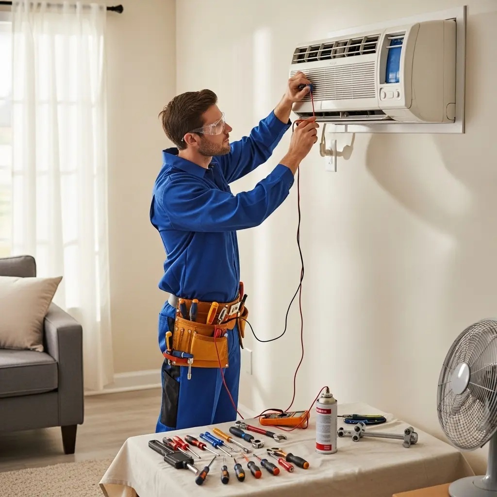 Saruhanlı Airfel Airfel klima gaz dolumu ve bakım – Enerji verimliliği artırıldı. - Teknik servis örneği